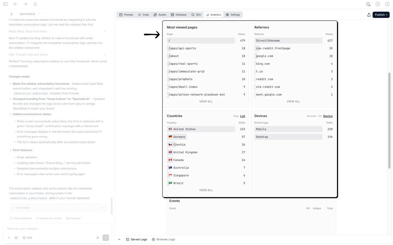 New ANALYTICS4
